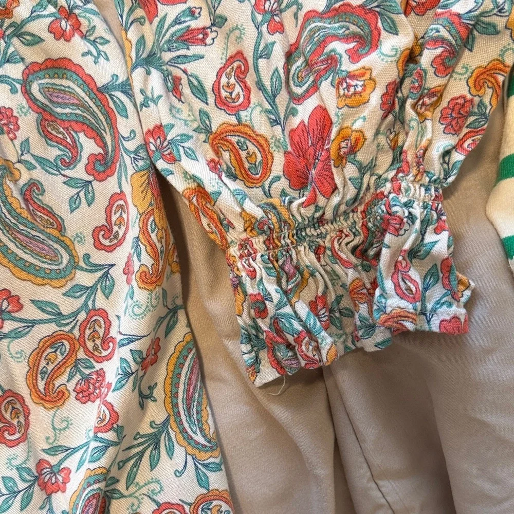 Floral Flowy Print Mini Dress - Picture 4 of 4